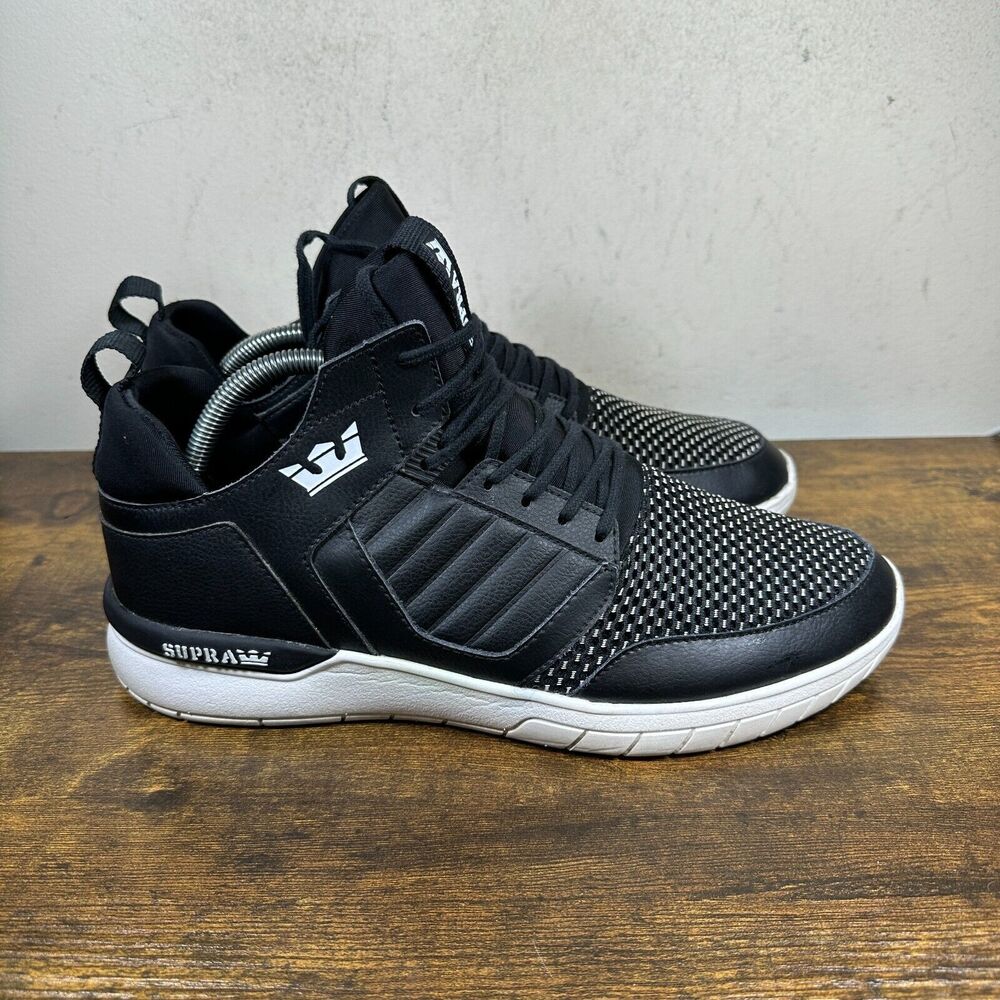 Supra Method Skate Shoe High Top Skate Lace Up Shoes Men's Size 10.5 - Picture 1 of 8